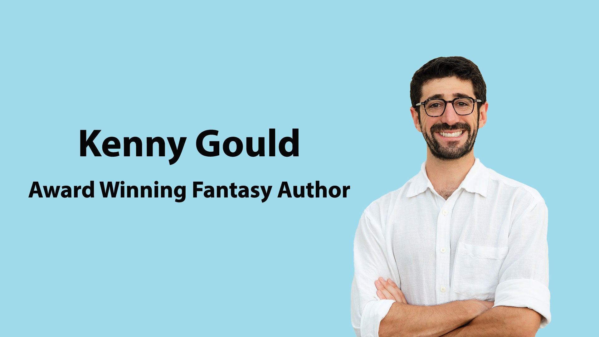 An image of award-winning fantasy author Kenny Gould.